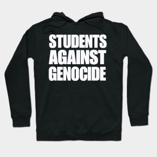 Students Against Genocide - White - Front Hoodie